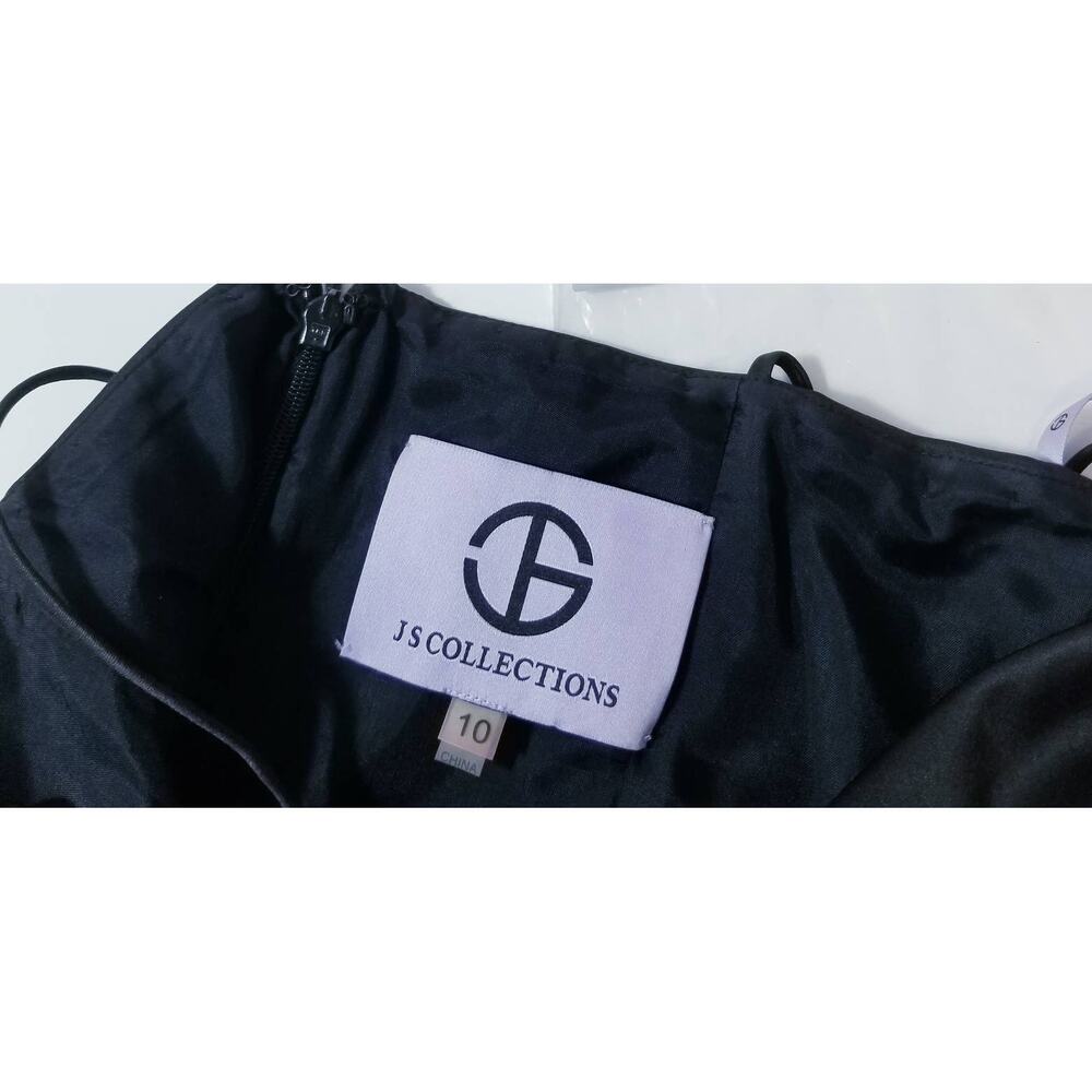 Js Collections Sateen Lace Sequins Black Cocktail… - image 2